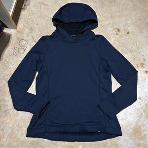 Mission Workshop Faroe Wind Pro Black Hoodie Mens M Fleece Stretch Pullover USA